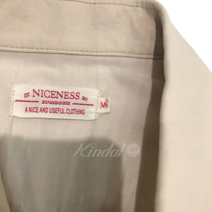 楽天市場】【中古】NICENESS 2019SS｢JAMES｣和紙シャツジャケット 