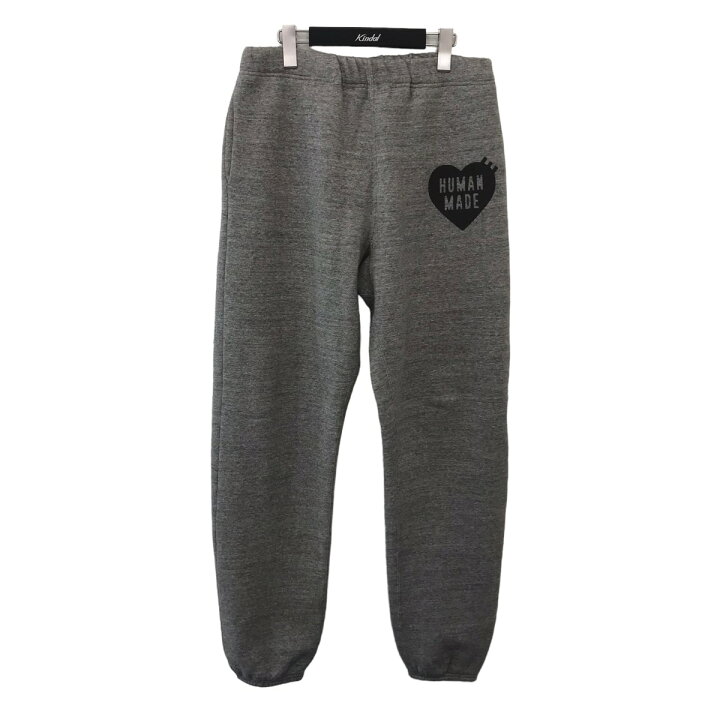 楽天市場】【中古】HUMAN MADEロゴスウェットパンツ グレー サイズ：L  