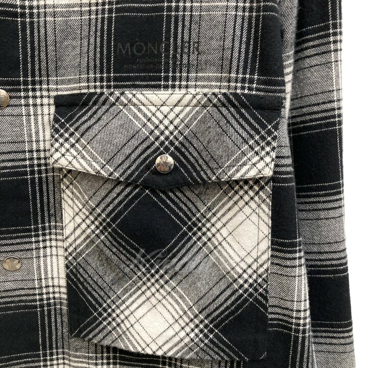 楽天市場】【中古】MONCLER CAMICIA チェックシャツ H10912F00002 