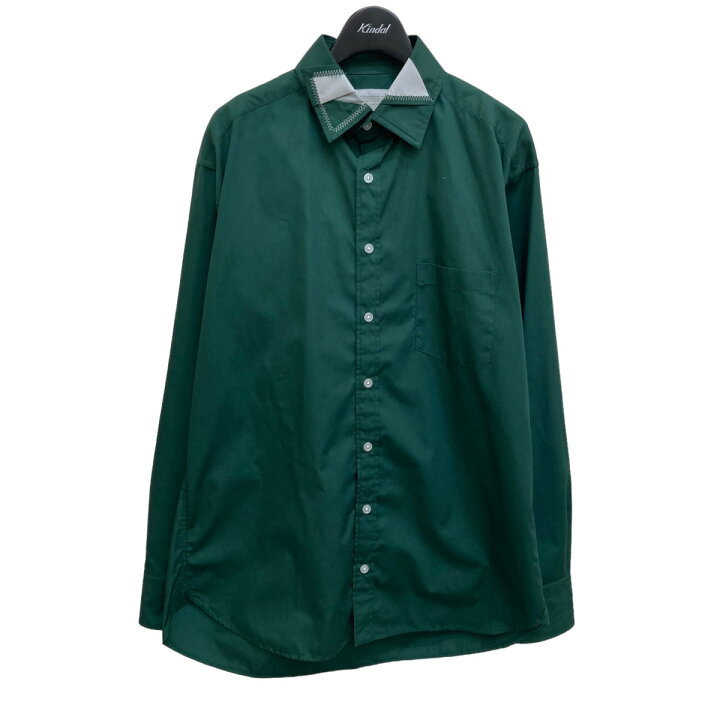 楽天市場】【中古】kolor 23AW シャツ 23WCM-B03115 グリーン サイズ 