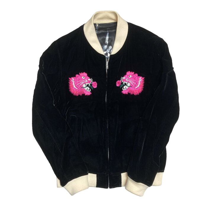 楽天市場】【中古】WACKO MARIA リバーシブルスカジャン ブラック 
