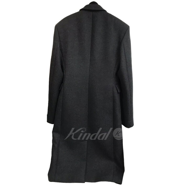 楽天市場】【中古】PRADA 22AW ダブルブレストコート チャコールグレー 