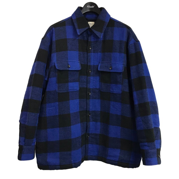 楽天市場】【中古】Ron Herman オンブレブロックチェックシャツ ブルー 