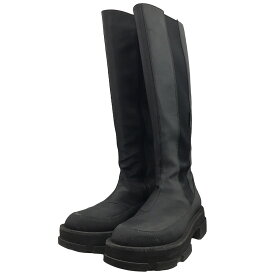 【中古】bothGAO Platform Knee Boots プラットフォーム ニー ブーツ ブラック サイズ：EU42(約26．5cm)【価格見直し】