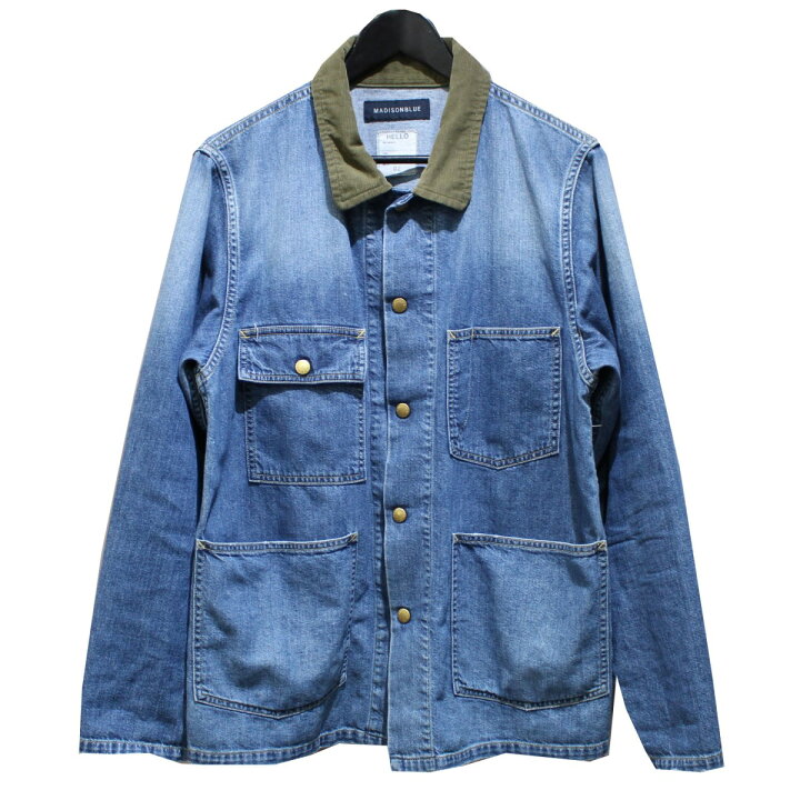 楽天市場】【中古】MADISON BLUE 23AW COVERALL JACKET DENIM 