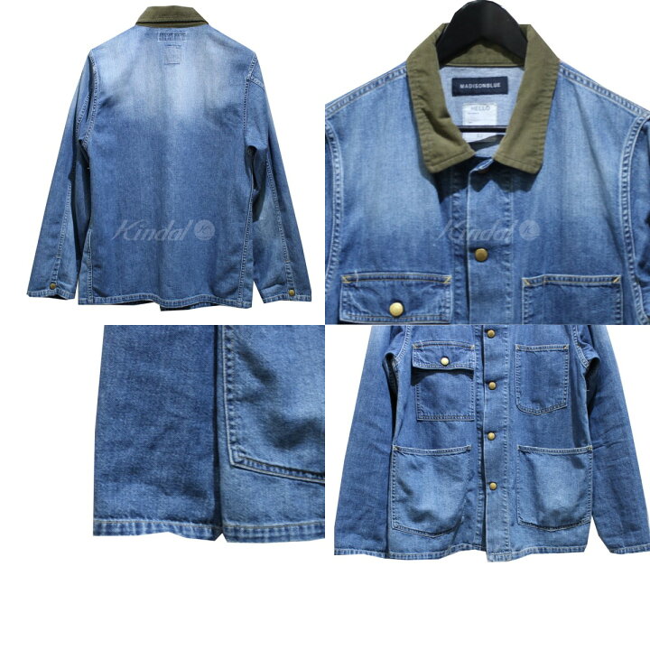 楽天市場】【中古】MADISON BLUE 23AW COVERALL JACKET DENIM 