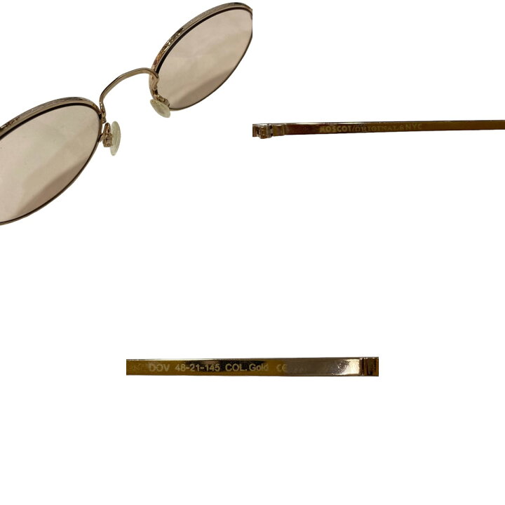 Y*読様 美品 MOSCOT モスコット DOV 45-21-145 GOLD（楽天市場  