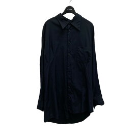 【中古】sulvamBROAD OVER SHIRT シャツ SM-B03-001 ブラック サイズ：M【価格見直し】