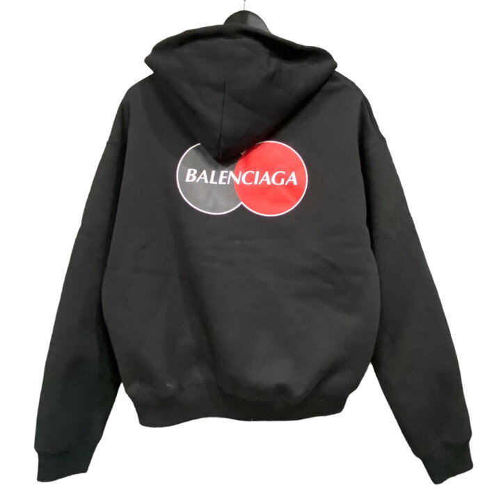 楽天市場】【中古】BALENCIAGA ロゴジップパーカー ブラック サイズ  