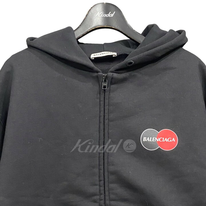 楽天市場】【中古】BALENCIAGA ロゴジップパーカー ブラック サイズ  