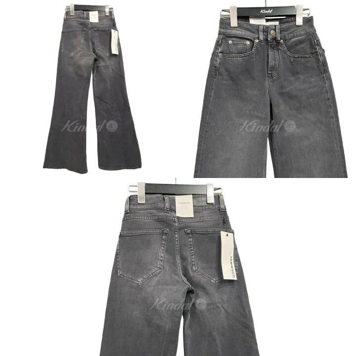 楽天市場】【中古】TOM WOOD フレアデニムパンツ グレー サイズ：W24 