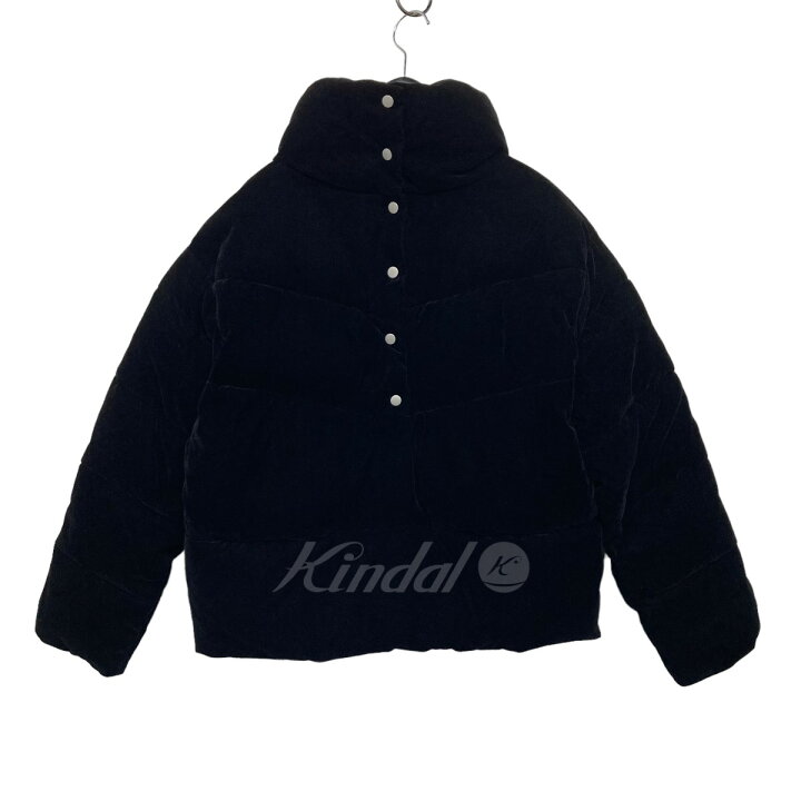 楽天市場】【中古】Danke schon ベロアダウンジャケット ブラック  