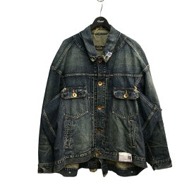 【中古】Maison MIHARA YASUHIRO　2022AW 「Opened Facing Denim Jacket」 デニムジャケット インディゴ サイズ：46 【251223】（メゾン ミハラヤスヒロ）