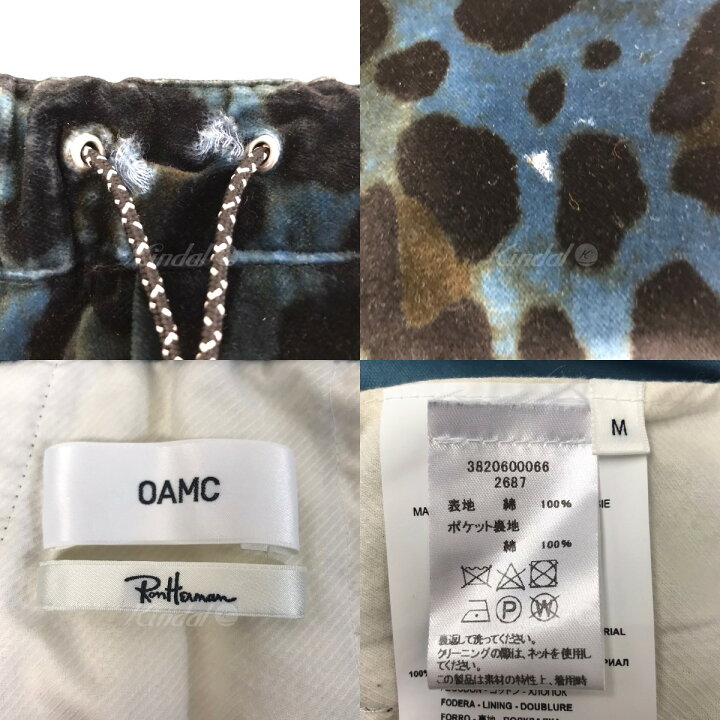 楽天市場】【中古】OAMC×Ron Herman 23AW ｢Leopard Velvet Base 