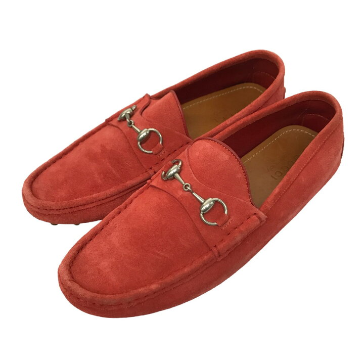 楽天市場】【中古】GUCCI ホースビット スウェードレザー ドライビング 