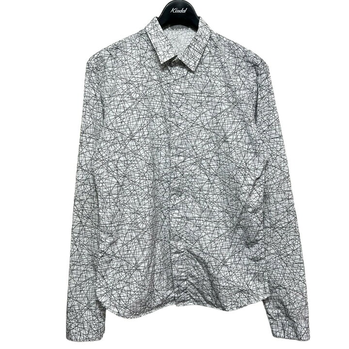 楽天市場】【中古】Dior Homme ノイズ柄比翼長袖シャツ ホワイト 