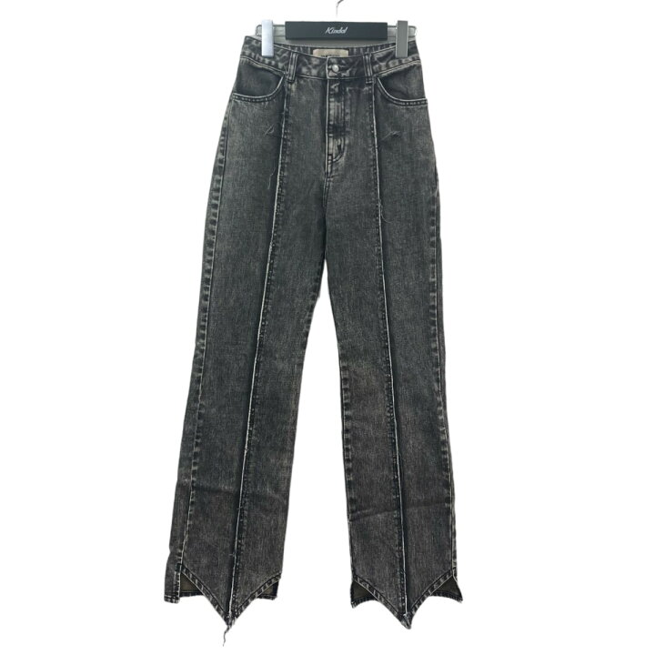 楽天市場】【中古】VIAVANDA V CUT DENIM PANTS グレー サイズ：S 