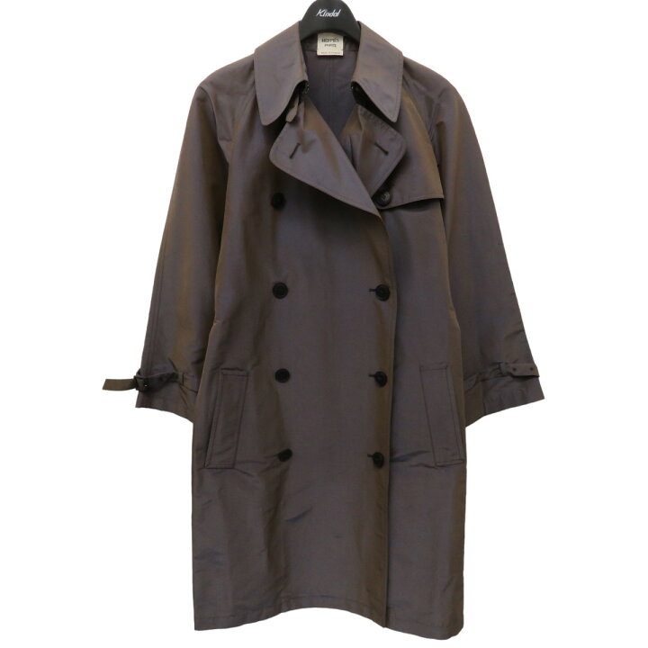 楽天市場】【中古】HERMES トレンチコート 玉虫色 サイズ：34 【261223 