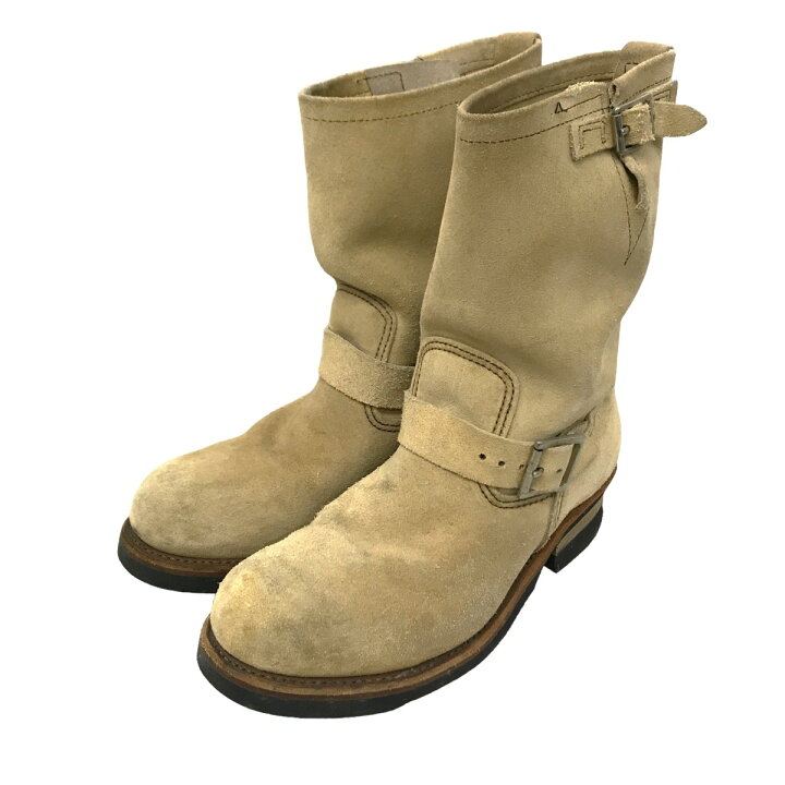 楽天市場】【中古】RED WING 8268 エンジニアブーツ ベージュ サイズ 