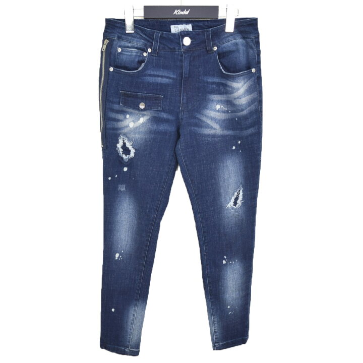 楽天市場】【中古】DAY GLORY SIDE ZIP DENIM PANTS ダメージ加工 