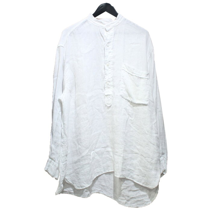 楽天市場】【中古】COMOLI23SS リネンWクロスプルオーバーシャツ 