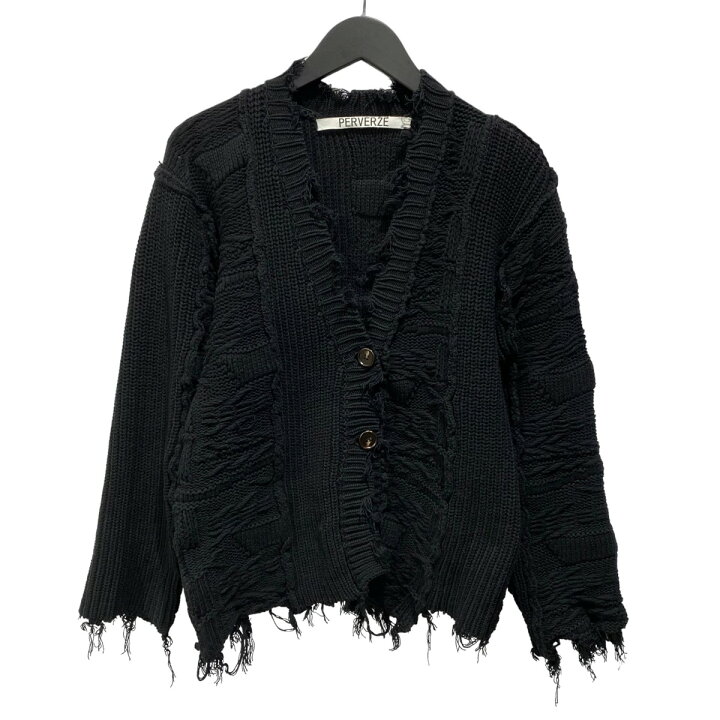 楽天市場】【中古】PERVERZE Wave Stripe Crash Knit ダメージ加工 