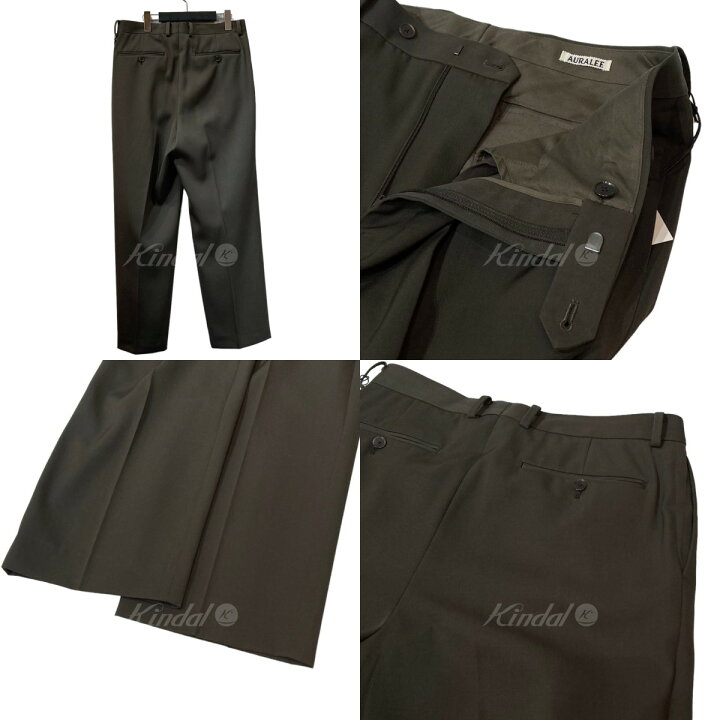 楽天市場】【中古】AURALEE 23AW LIGHT WOOL MAX GABARDINE TWO-TUCK 