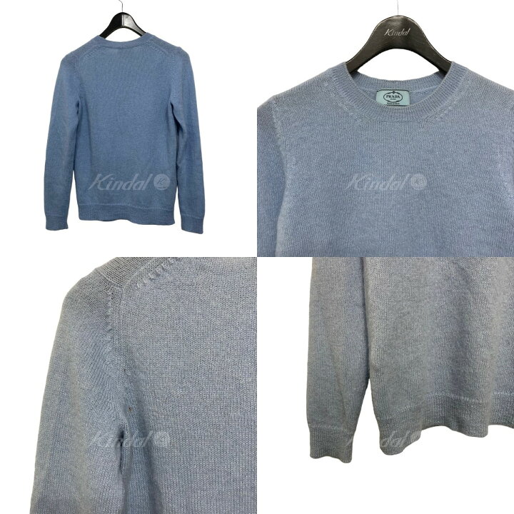 楽天市場】【中古】PRADA アルパカニット ブルー サイズ：SIZE 42  