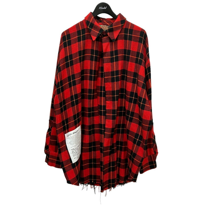楽天市場】【中古】DENHAM ×ATELIER RESERVE AR FLANNEL SHIRT レッド 