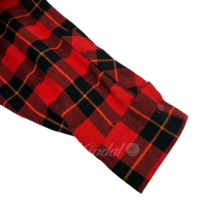 楽天市場】【中古】DENHAM ×ATELIER RESERVE AR FLANNEL SHIRT レッド 