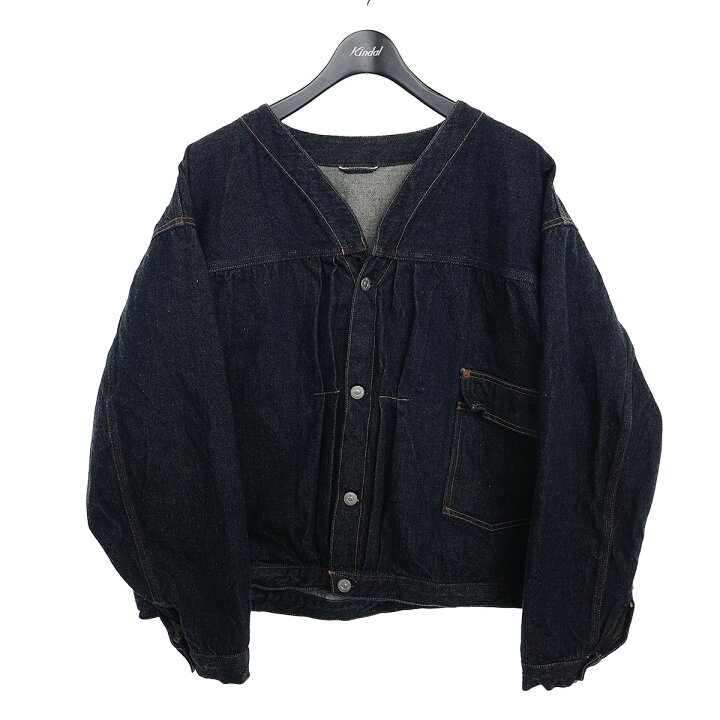 楽天市場】【中古】KAPTAIN SUNSHINE ノーカラーデニムジャケット No 