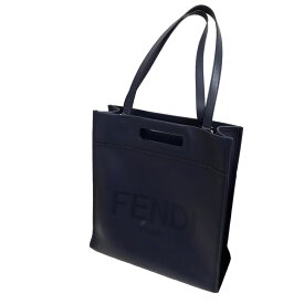 【中古】FENDIショッピングトートバッグ ネイビー【価格見直し】