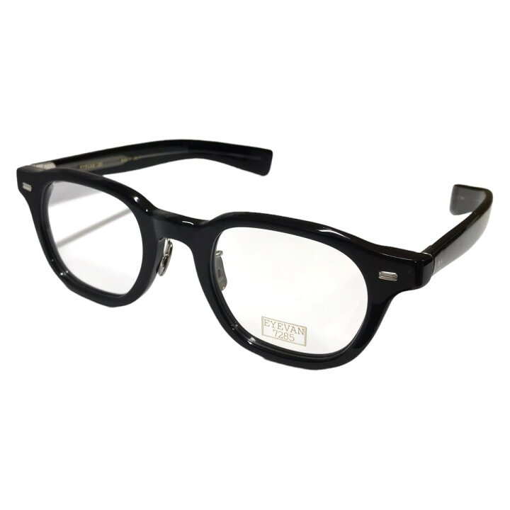 楽天市場】【中古】EYEVAN 7285 「343」眼鏡 ブラック サイズ：47□23 