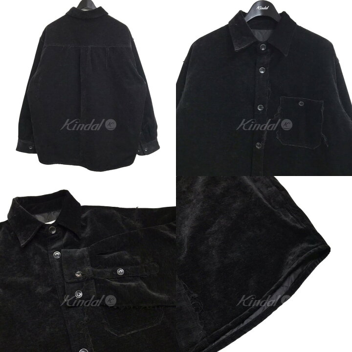 楽天市場】【中古】PERVERZE 中綿シャツジャケット ブラック サイズ：W 