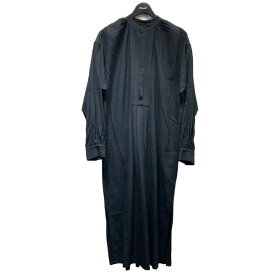【中古】HYKE21SS　SMOCK DRESS／スモックドレス　212－16117　008 ブラック サイズ：2【価格見直し】