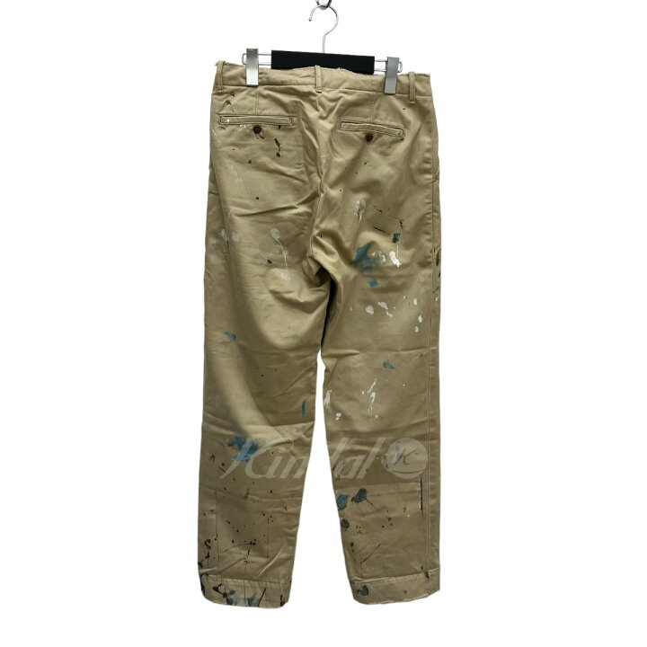 楽天市場】【中古】POLO RALPH LAUREN ペンキ加工チノパンツ ベージュ 