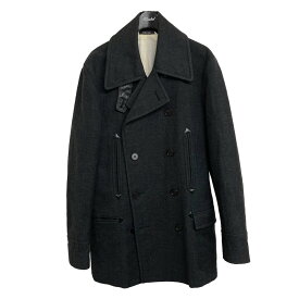 【中古】Maison Martin Margiela2014AW 「REPLICA OSLO PEA COAT」 ピーコート グレー サイズ：44【価格見直し】