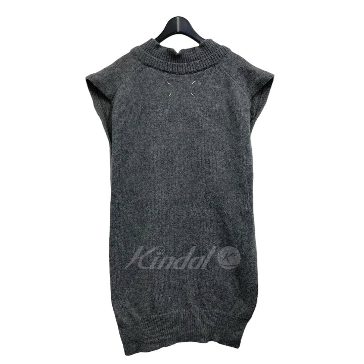 楽天市場】【中古】Maison Margiela ニットベスト グレー サイズ：S 