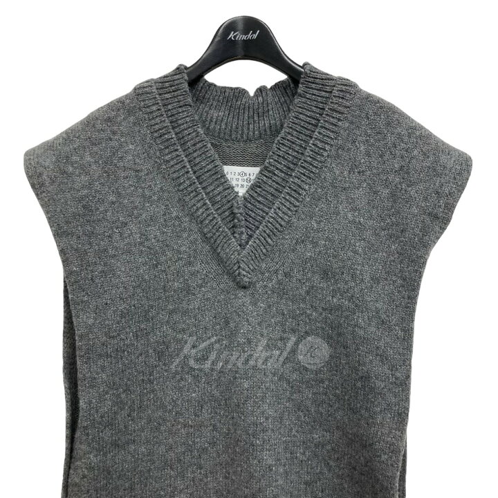 楽天市場】【中古】Maison Margiela ニットベスト グレー サイズ：S 