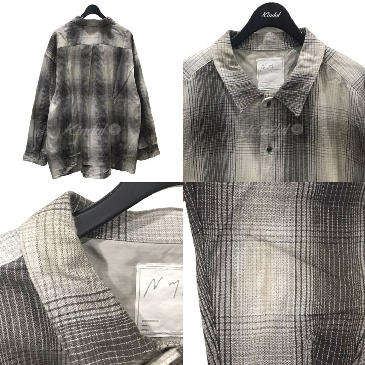 楽天市場】【中古】ANCELLM 23AW ダメージ加工フランネルチェック 