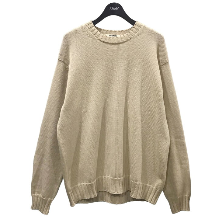 楽天市場】【中古】AURALEE コットンニットセーター COTTON CORD 