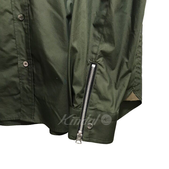 楽天市場】【中古】sacai 22SS コットンウェザーシャツ 22-02724M 