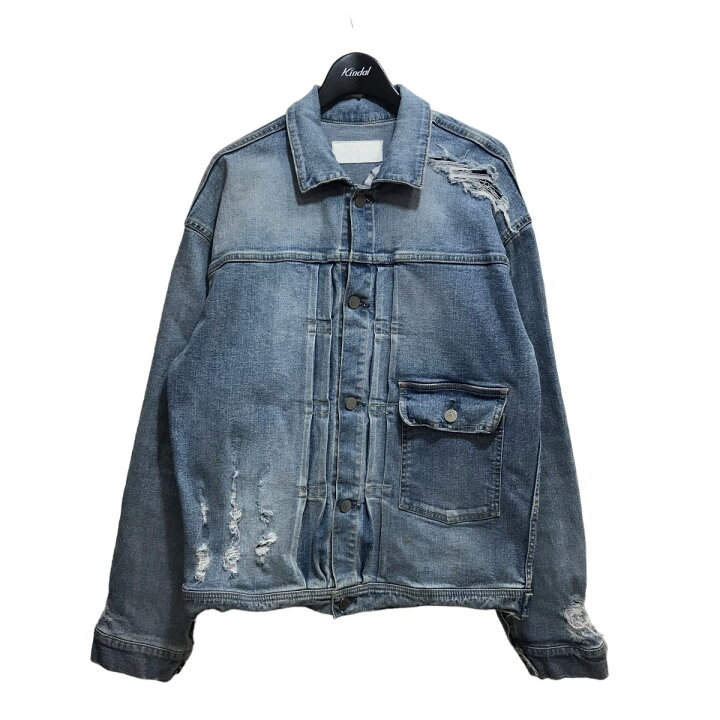 楽天市場】【中古】RESOUND CLOTHING ダメージデニムジャケットRC9-G 