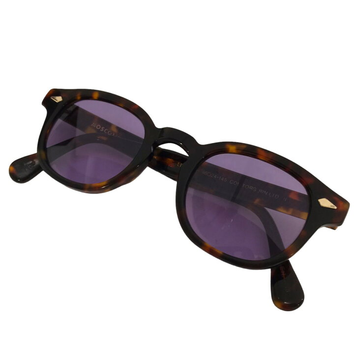 楽天市場】【中古】MOSCOT 「LEMTOSH」サングラス ブラウン×パープル 
