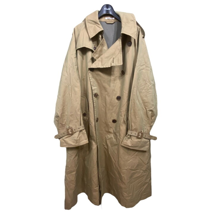 楽天市場】【中古】AURALEE トレンチコート キャメル サイズ：4  