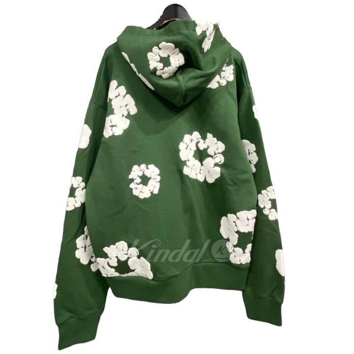 楽天市場】【中古】Denim Tears 23AW プルオーバーパーカー グリーン  