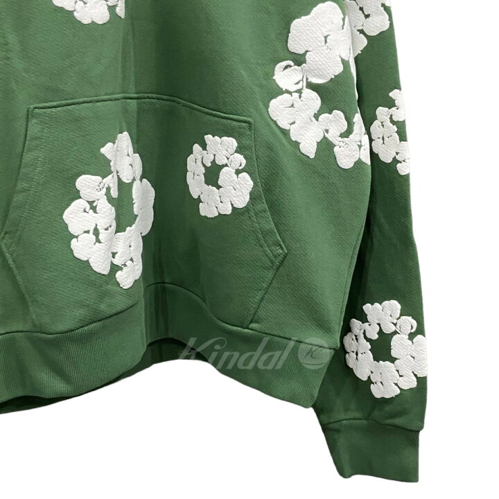 楽天市場】【中古】Denim Tears 23AW プルオーバーパーカー グリーン  