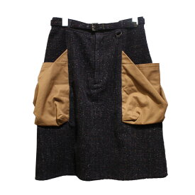 【中古】FUMIKA UCHIDAドッキングスカート パンツ ブラウン サイズ：36【価格見直し】