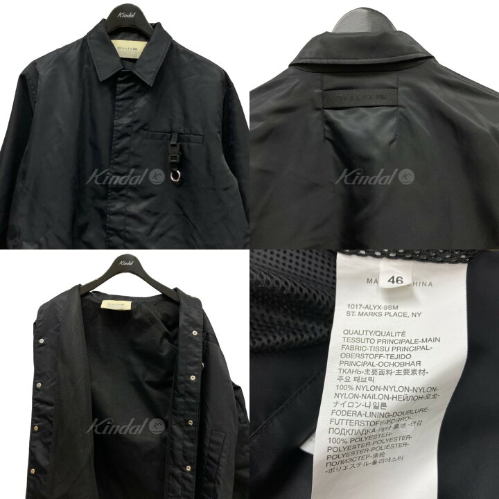 楽天市場】【中古】1017 ALYX 9SM コーチジャケット ブラック サイズ 