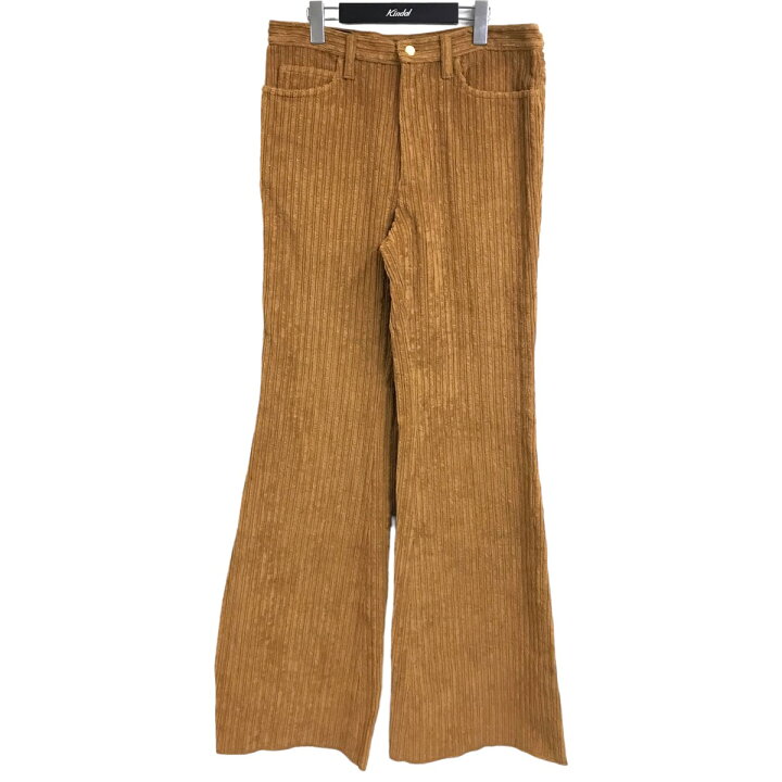 楽天市場】【中古】GUCCI フレアコーデュロイパンツ キャメル サイズ 